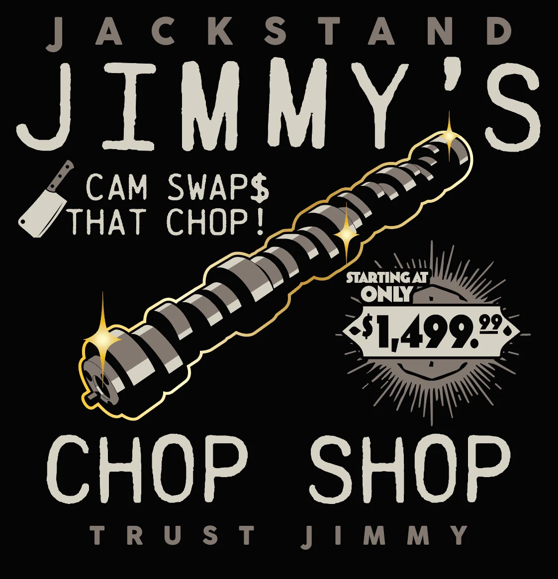 Jackstand Jimmy Chop Shop Shirt - Image 3